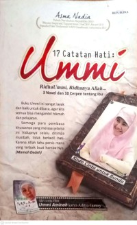 Image of 17 Catatan Hati : Ummi 