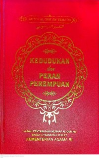 Image of Kedudukan Dan Peran Perempuan - Tafsir Al-Qur'an Tematik