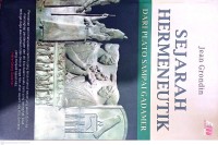 Image of Sejarah Hermeneutik dari Plato Sampai Gadamer