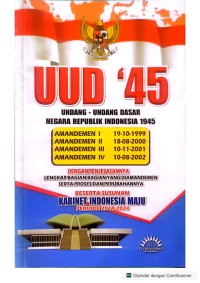 Image of UUD 1945 dan Amandemen untuk Pelajar dan Umum
